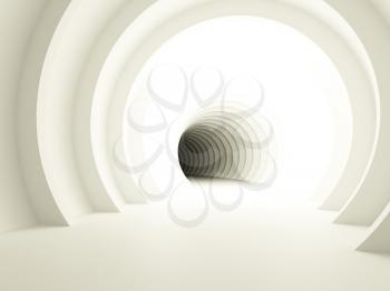 Royalty Free Clipart Image of a Tunnel