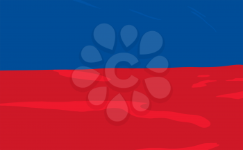 Royalty Free Clipart Image of the Flag of Haiti