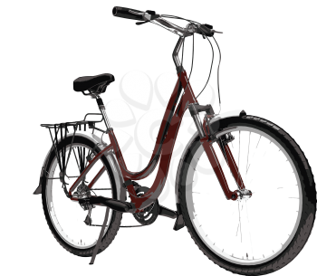 Royalty Free Clipart Image of a Bicycle