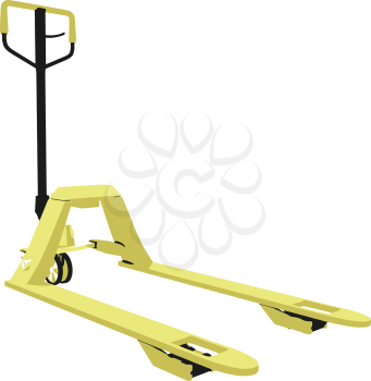 Royalty Free Clipart Image of a Pallet Lifter