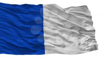 Triesen City Flag, Country Liechtenstein, Isolated On White Background, 3D Rendering