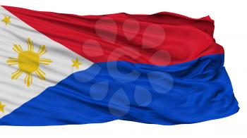 Philippines War Flag, Isolated On White Background, 3D Rendering