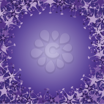 Royalty Free Clipart Image of an Abstract Purple Background
