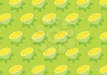 Royalty Free Clipart Image of a Lemon Background