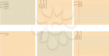 Royalty Free Clipart Image of Notes 