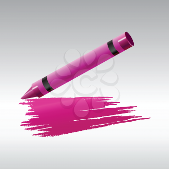 Royalty Free Clipart Image of a Crayon