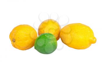 Royalty Free Photo of Lemons and Limes