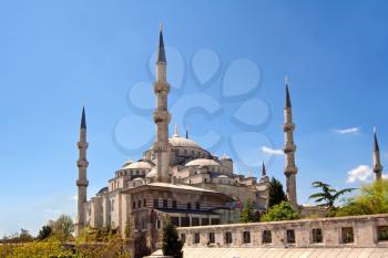 Royalty Free Photo of a Mosque in Istanbul, Turkey