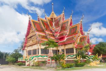 Royalty Free Photo of Wat Plai Laem, Buddhist Temple on Koh Samui, Thailand