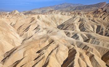 Royalty Free Photo of Zabriskie Point in National Park Death Valley, USA