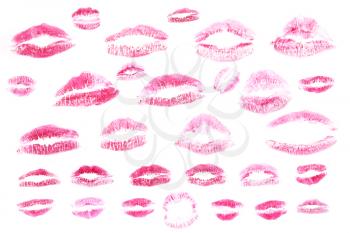 Royalty Free Photo of Red Lipstick Stamps