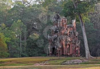 Ancient temple in Angkor complex, Siem Reap, Cambodia
