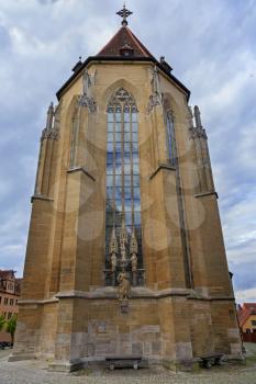 Church of Saint Jacob, lutheran in the Rothenburg ob der Tauber, Germany