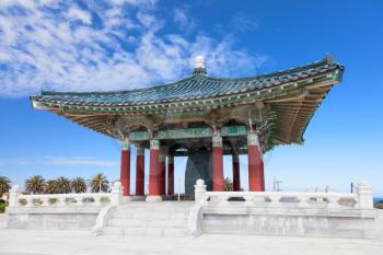 Korean Bell of Friendship pagoda in San Pedro, California

