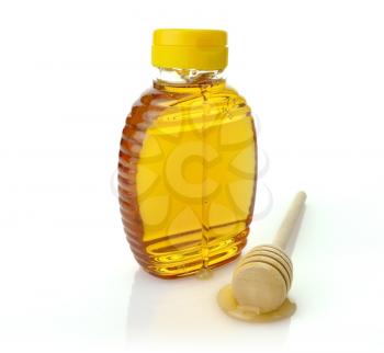 Royalty Free Photo of a Bottle of Honey