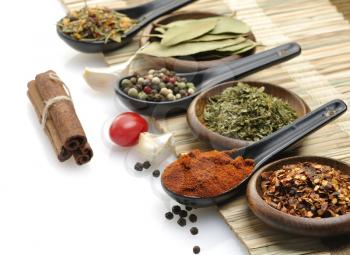Royalty Free Photo of a Variety of Spices