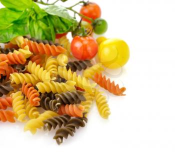 Royalty Free Photo of Pasta and Tomatoes