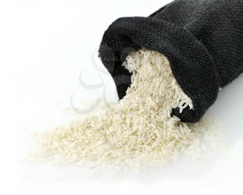 Royalty Free Photo of a Bag of Rice