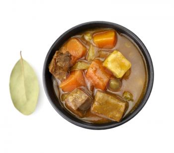 Royalty Free Photo of a Beef and Vegetable Stew