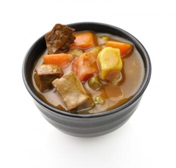 Royalty Free Photo of a Beef and Vegetable Stew