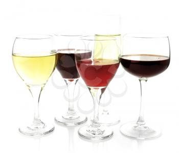 Royalty Free Photo of Glasses of Wine