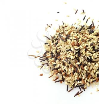 Royalty Free Photo of a Pile of Wild Rice