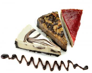 Royalty Free Photo of Slices of Cheesecake