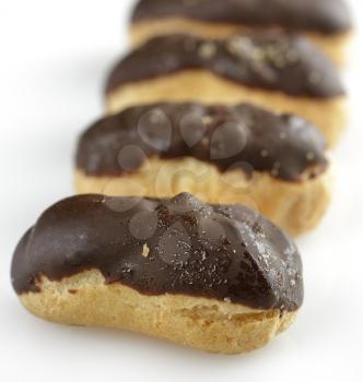Chocolate Covered Eclairs ,Close Up