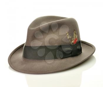 vintage gray hat 