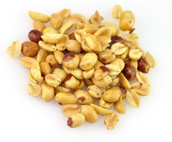 A Pile Of Roasted Salty  Peanuts 