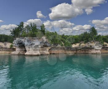 Pictured Rock National Lake Shore Michigan State 
