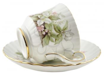 a beautiful vintage coffee or tea cup