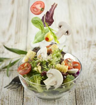  Bowl Of Fresh Vegetable Salad 