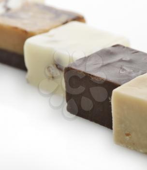 Chocolate Fudge Squares,Close Up