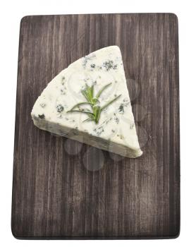 Blue Cheese On Wooden Cutting Board