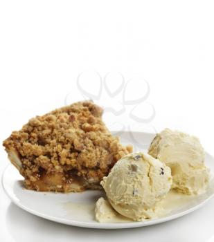 Apple Pie And Vanilla Ice Cream