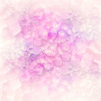 Abstract colorful hydrangea flowers for background,soft focus.Close up shot.