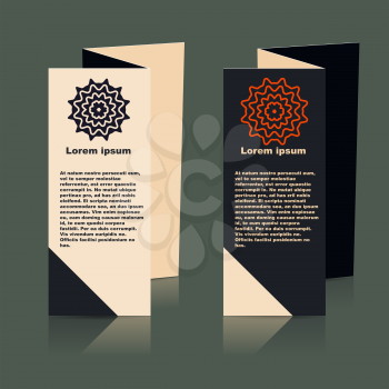 Vector Brochure Layout Design Template. EPS10 illustration