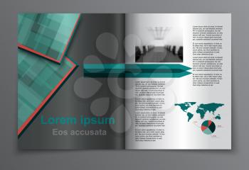 Set of brochure, poster templates. Beautiful design and layout