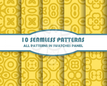 Vector of Seamless Patterns set. eps 10