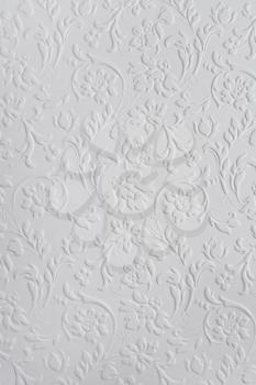 Vintage white floral pattern