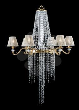 Crystal Chandelier, isolated