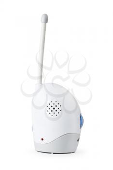 Radio baby monitor isolated on white background 