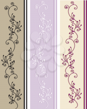 Royalty Free Clipart Image of a Victorian Wallpapers