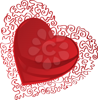 Royalty Free Clipart Image of a Valentine
