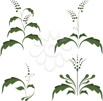 Royalty Free Clipart Image of Plants