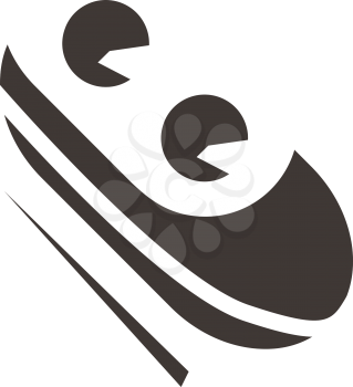 Winter sport icon - Bobsled icon