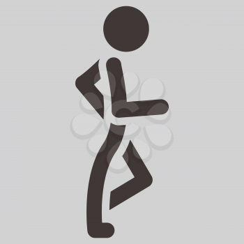 Summer sports icons - heel-and-toe walk icon