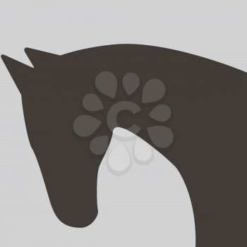 horse silhouette icon