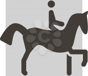 Summer sports icon - equestrian icons